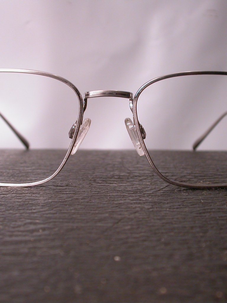 Warby Parker Stanley Silver Steel Metal Eyeglasses Frames Made In Japan — image 2 of 8